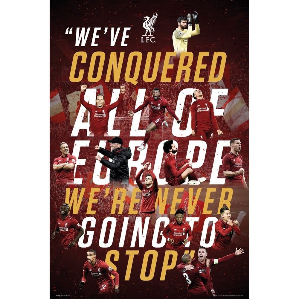 LIVERPOOL FC リヴァプールFC - Europe 2019 / ポスター - PGS